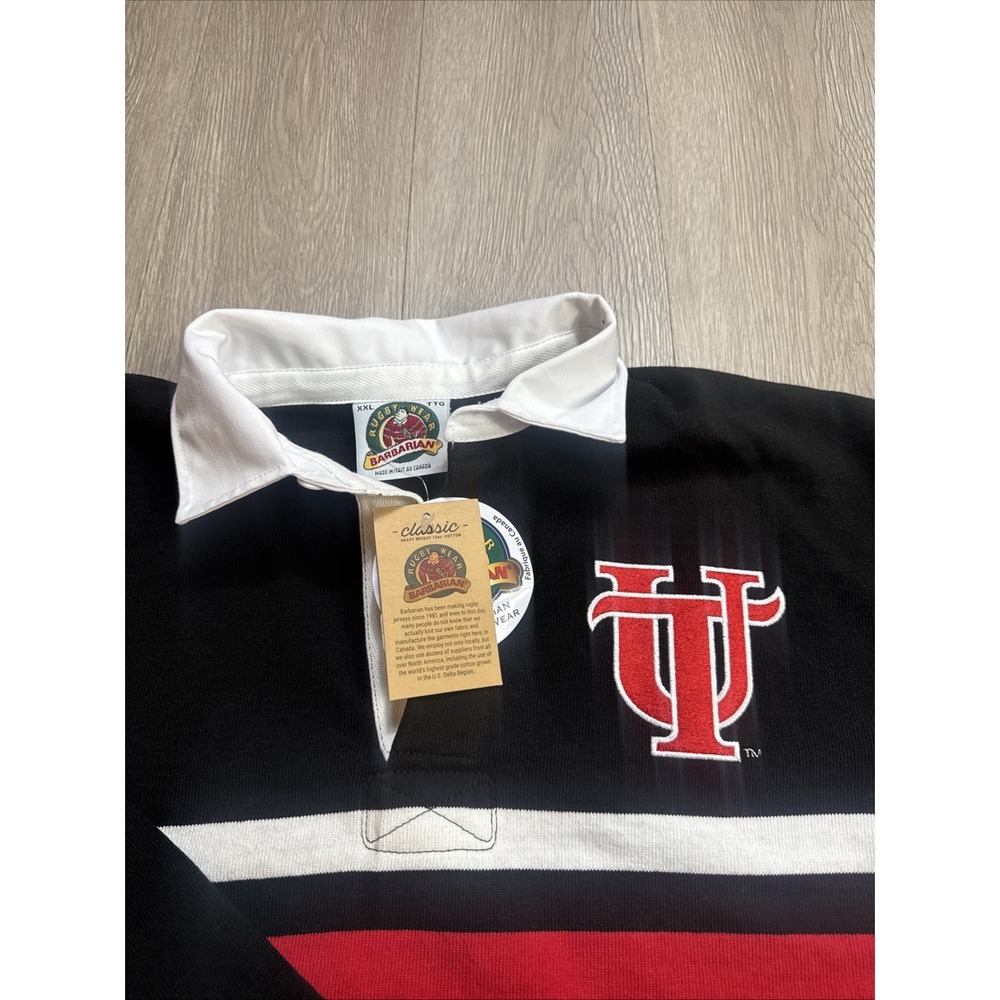 Rare!! Rugby Shirt Barbarians  University Tampa UT Long Sleeve Men's XXL 2XL New